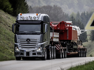 Картинка автомобили mercedes+trucks actros slt 4163 mp4 mercedes-benz