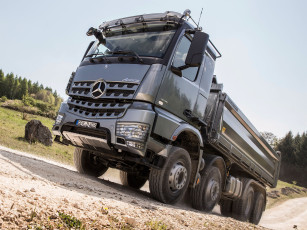 Картинка автомобили mercedes+trucks mercedes-benz 2014 slt 4145 arocs