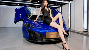 Картинка автомобили -авто+с+девушками автомобиль взгляд фон девушка азиатка