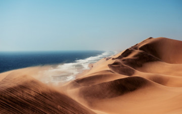 Картинка природа побережье песок пустыня море