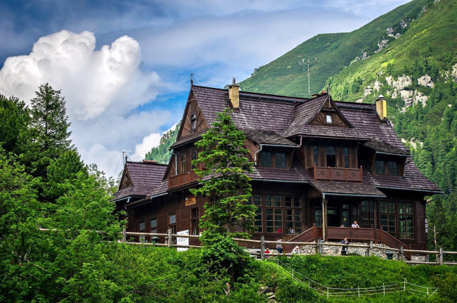 Обои картинки фото zakopane, poland, города, - здания,  дома