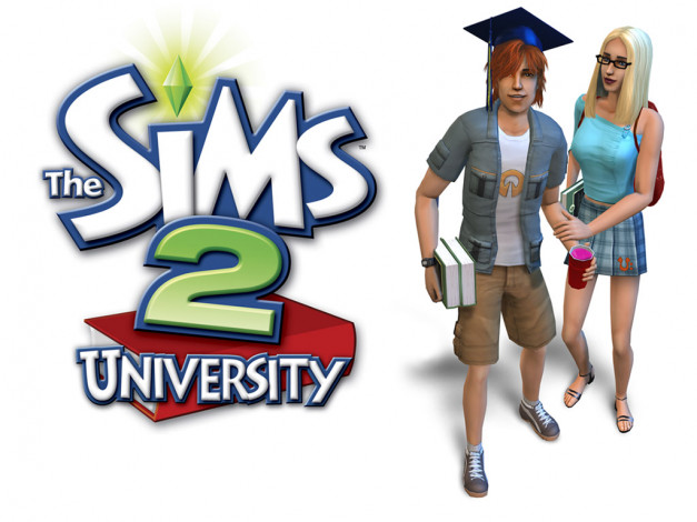 Обои картинки фото sims, the, university, видео, игры