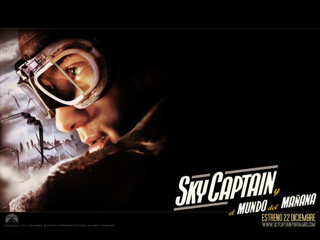 Обои картинки фото sky, captain, and, the, world, of, tomorrow, кино, фильмы