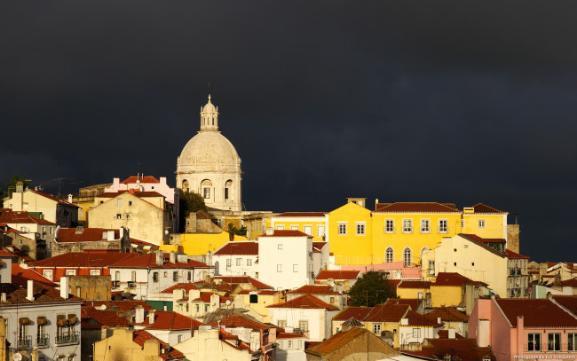 Обои картинки фото igreja, de, santa, engracia, lisbon, города, лиссабон, португалия