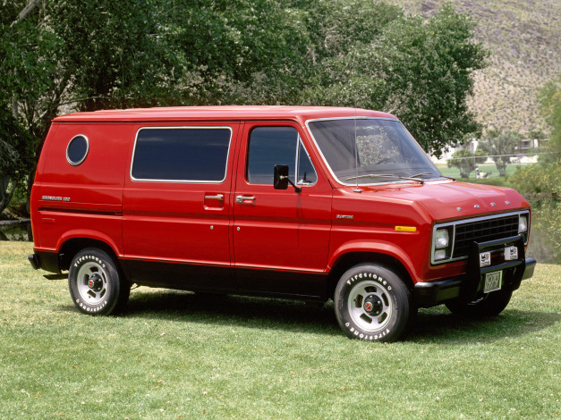 Обои картинки фото ford, econoline, club, wagon, автомобили, custom, van`s