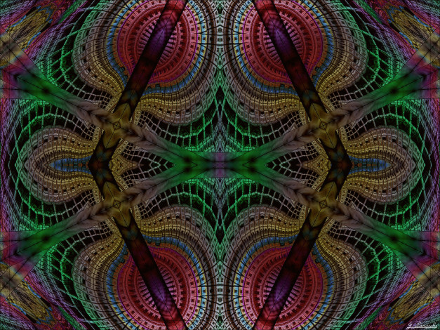 Обои картинки фото 3д, графика, fractal, фракталы, узор, цвета