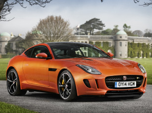 Картинка автомобили jaguar 2014г uk-spec f-type r coupе