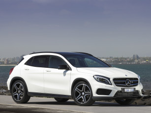 Картинка автомобили mercedes-benz светлый 2014г x156 au-spec package sport amg cdi gla 200