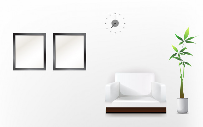 Обои картинки фото векторная графика, мебель, комната