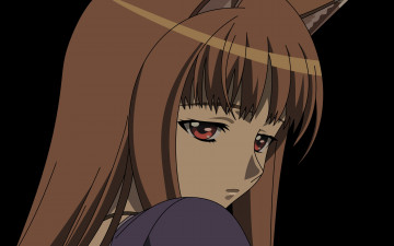 обоя аниме, spice and wolf, девушка, арт, horo, spice, and, wolf