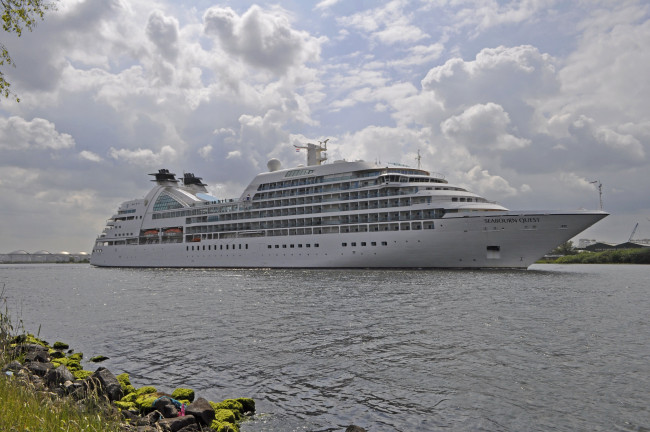 Обои картинки фото seabourn quest, корабли, лайнеры, круизный, лайнер