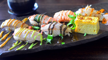 Картинка еда рыба +морепродукты +суши +роллы суши