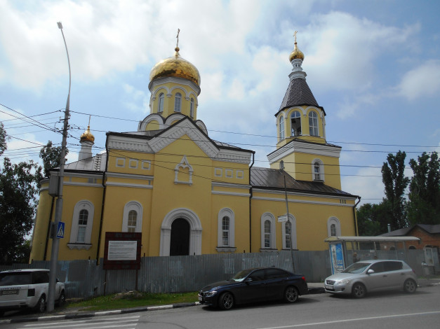 Обои картинки фото города, - православные церкви,  монастыри, памятник, скульптура, город