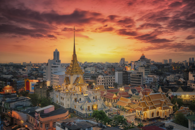 Обои картинки фото bangkok,  thailand, города, бангкок , таиланд, простор