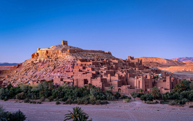 Обои картинки фото ait benhaddou, morocco, города, - панорамы, ait, benhaddou