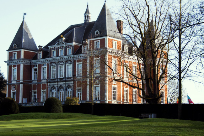 Обои картинки фото castle petegem, belgium, города, замки бельгии, castle, petegem