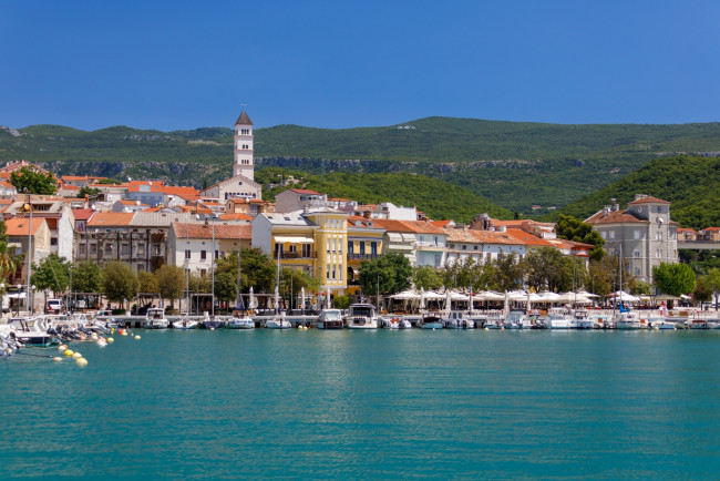 Обои картинки фото crikvenica, croatia, города, - панорамы