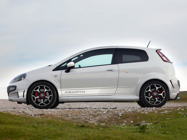 Обои картинки фото abarth, punto, evo, 2010, автомобили, fiat