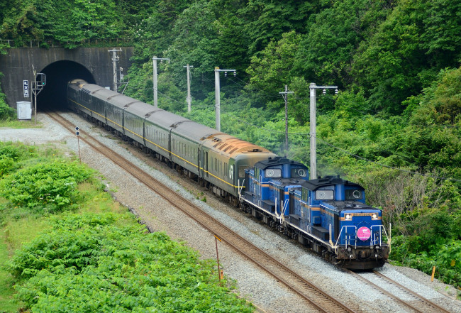Обои картинки фото техника, поезда, поезд, тунель