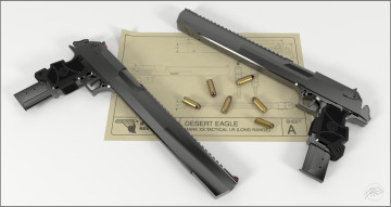 Картинка оружие 3d пистолеты пули