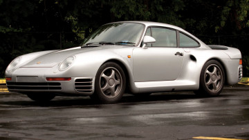 обоя porsche, 959, автомобили, спортивные, германия, элитные, dr, ing, h, c, f, ag