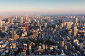 обоя города, токио , Япония, панорама