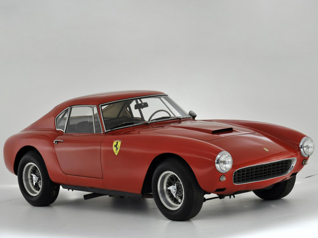 Обои картинки фото автомобили, ferrari, 250, gt, красный, berlinetta, interim, lwb