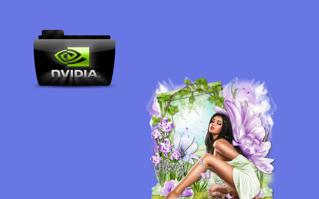 Обои картинки фото компьютеры, nvidia, логотип, фон