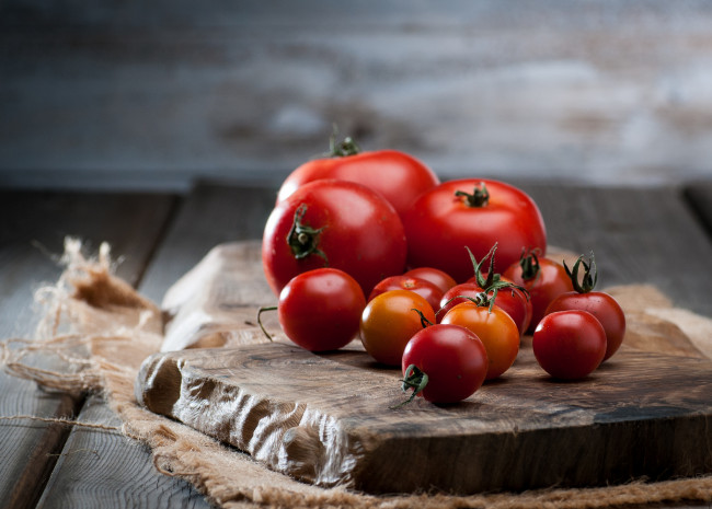 Обои картинки фото еда, помидоры, плоды, томаты, томат