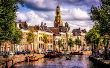 Картинка groningen netherlands города -+улицы +площади +набережные