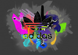 Картинка бренды adidas логотип граффити