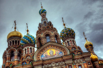 Картинка города санкт петербург петергоф россия купола спас на крови иконы