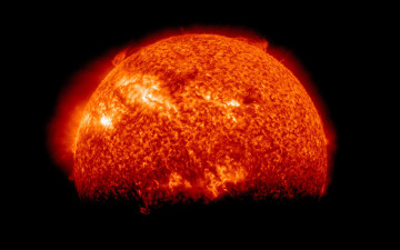 Картинка the sun космос солнце тень