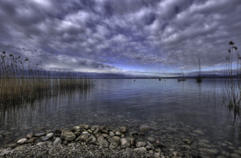 Картинка природа реки озера небо камни озеро
