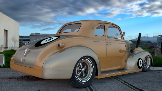 Обои картинки фото автомобили, 3д, 1939, chevrolet