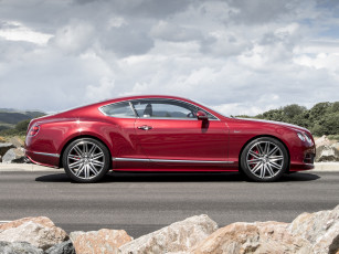 Картинка автомобили bentley gt speed красный 2014г uk-spec continental