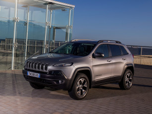 обоя автомобили, jeep, trailhawk, cherokee, 2014г, kl, eu-spec