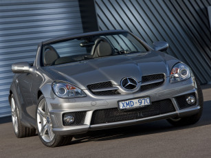 обоя автомобили, mercedes-benz, r171, au-spec, package, sports, slk, 300