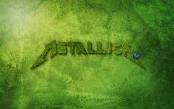 Картинка музыка metallica зеленый