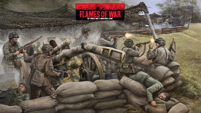 Обои картинки фото видео игры, flames of war, бой