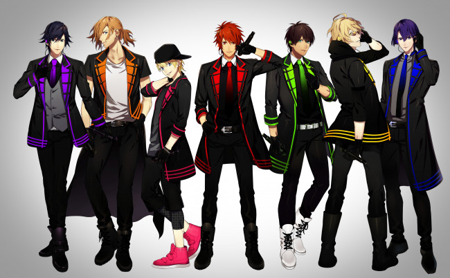 Обои картинки фото аниме, uta no prince-sama, парни