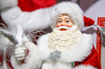 Картинка праздничные дед+мороз +санта+клаус борода