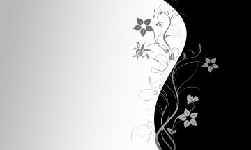 Картинка векторная+графика цветы+ flowers серый фон черный текстура цветы узор вектор