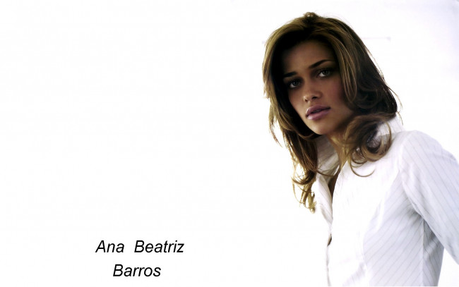 Обои картинки фото девушки, ana beatriz barros, рубашка, шатенка, модель