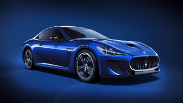 обоя автомобили, maserati, синий