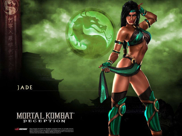 Обои картинки фото jade, видео, игры, mortal, kombat, deception