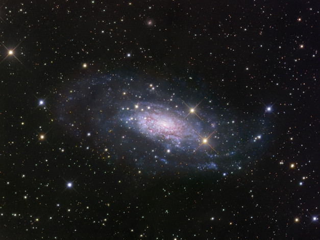 Обои картинки фото ngc, 3621, космос, галактики, туманности
