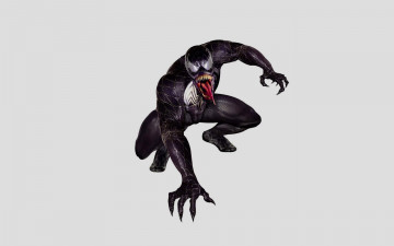 Картинка веном 3д графика creatures существа Человек-паук spider-man venom существо
