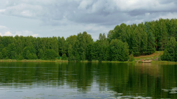 Картинка оз светлояр природа реки озера озеро вода лес облака