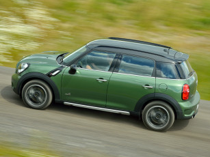 Картинка автомобили mini s countryman зеленый r60 2014г cooper